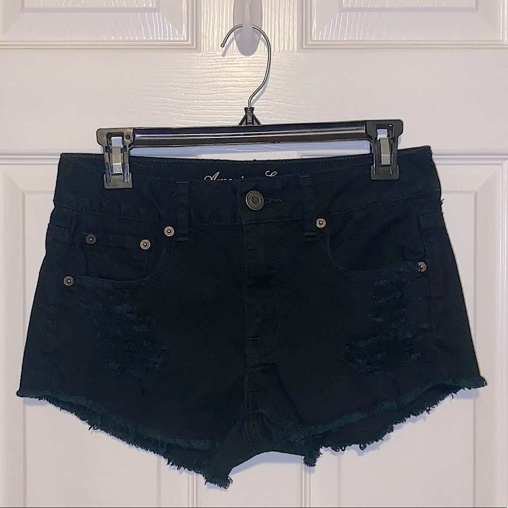 AMERICAN EAGLE Vintage Hi Rise Festival Short Sz 4